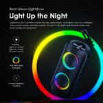 Oraimo Rover RGB Lights Bluetooth 5.3 Portable IPX5 Wireless Speaker - Image 3