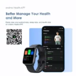 Oraimo Watch 3 Pro 1.83'' Colorful Touch Screen BT Call SOS Emergency 30-min Fast Charge 120+ Sport Modes 7-day Standby 24-hour Health Monitor IP68 Resistance Smart Watch - Image 17