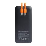 New Age Power Bank 12500mAh J175-10K - With In-built Cables - Image 3