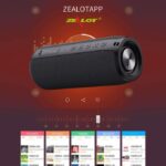 Zealot S51 Portable Wireless Bluetooth Speaker IPX5 Waterproof - Image 4