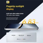 Xiaomi POCO F7 - 12GB+256/512GB, Snapdragon 8s Gen 4, 6500mAh, 50MP Sony camera with OIS, 6.83" 1.5K 120Hz AMOLED display (Included power adapter) - Image 6