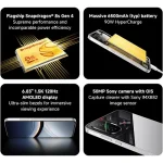 Xiaomi POCO F7 - 12GB+256/512GB, Snapdragon 8s Gen 4, 6500mAh, 50MP Sony camera with OIS, 6.83" 1.5K 120Hz AMOLED display (Included power adapter) - Image 4